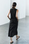 Фото #8 товара Платье миди с вышивкой — zw collection ZARA