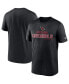 Фото #1 товара Men's Black Arizona Cardinals Legend Community Performance T-shirt