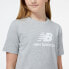 NEW BALANCE Essentials Stacked Logo Cotton short sleeve T-shirt