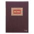 Record book DOHE 09921 Burgundy A4