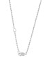 ფოტო #6 პროდუქტის Lab Grown Diamond Cross Pendant Necklace (5 ct. t.w.) in 14k White Gold, 16" + 2" extender