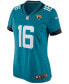 Фото #3 товара Women's Trevor Lawrence Teal Jacksonville Jaguars 2021 NFL Draft First Round Pick Game Jersey