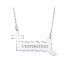 Фото #3 товара Spiritual Christian Religious Cross JESUS Word Necklace Pendant For Women .925 Sterling Silver