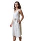 Women's A-Line Dress with Sash