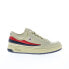 Fila T-1 Mid 1VT034LX-193 Mens Beige Leather Lifestyle Sneakers Shoes 8