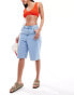 Фото #5 товара JJXX baggy denim shorts in light wash