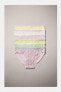 Фото #6 товара 6-14 years/ pack of six textured floral briefs