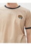 Фото #72 товара Футболка Koton Embroidered Slim Fit Short Sleeve