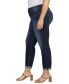 ფოტო #3 პროდუქტის Plus Size Boyfriend Mid Rise Slim Leg Jeans