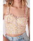Фото #3 товара Women's Floral Print Cropped Top