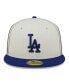 Men's Cream, Royal Los Angeles Dodgers Chrome Sutash 59FIFTY Fitted Hat