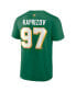 Фото #3 товара Men's Green Kirill Kaprizov Minnesota Wild Authentic Stack Name and Number T-shirt