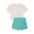 Фото #2 товара Puma Sm X 2 Piece Woven Car Jersey Crew Neck Short Sleeve Set Toddler Girls Size