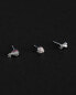 Silver single earrings Hot air balloon Storie RZO015R