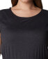 Фото #6 товара Plus Size Pacific Haze™ Short-Sleeve T-Shirt Dress, Created for Macy's