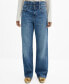 Фото #1 товара Women's Double-Waist Straight Jeans