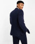 ASOS DESIGN slim suit jacket in navy 101 CM Short - фото #4