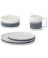 ColorStax Stripe Place Setting, 4 Piece