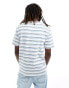 Columbia Somer Slope II striped t-shirt in white