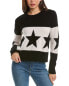 Фото #1 товара Hannah Rose Banded Star Wool & Cashmere-Blend Sweater Women's