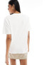 Vero Moda super soft oversized t-shirt with 'MAINE' front print in white