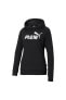 Essential Logo Hoodie Tr Kadın Siyah Günlük Stil Sweatshirt 58679101
