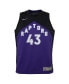 Фото #3 товара Big Boys Pascal Siakam Black and Purple Toronto Raptors 2020 and 21 Swingman Player Jersey - Earned Edition