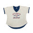 Фото #1 товара Genuine Merchandise Majestic Women's Short Sleeve Atlanta Braves V Neck Jersey