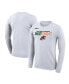 ფოტო #3 პროდუქტის Men's x LeBron James White Florida A&M Rattlers Legend Performance Long Sleeve T-shirt
