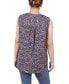 Фото #2 товара Women's Sleeveless Pintucked Blouse