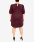 ფოტო #2 პროდუქტის Plus Size Whitney Dress