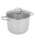 Фото #1 товара Stainless Steel 8.5 Quart Pasta Pot with Lid and Strainers