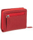 Women's Pebbled Collection RFID Secure Mini Clutch Wallet