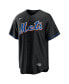 ფოტო #3 პროდუქტის Men's Pete Alonso Black New York Mets 2022 Alternate Replica Player Jersey