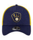 Фото #2 товара Men's Navy Milwaukee Brewers Neo 39THIRTY Flex Hat