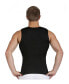 ფოტო #3 პროდუქტის Insta Slim Men's Compression Sleeveless V-Neck T-Shirt