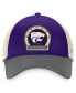 ფოტო #3 პროდუქტის Men's Purple Kansas State Wildcats Refined Trucker Adjustable Hat