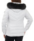 Фото #2 товара Women's Plus Size Faux-Fur-Trim Hooded Puffer Coat, Created for Macy's