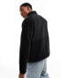 Фото #3 товара Jack & Jones fleece jacket with contrast in black