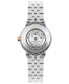ფოტო #3 პროდუქტის Men's Swiss Automatic Maestro Two-Tone Stainless Steel Bracelet Watch 39mm