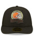 Men's Black Cleveland Browns 2022 Salute To Service Low Profile 59FIFTY Fitted Hat