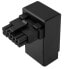 Фото #1 товара Kolink Core Pro 12V-2x6 90 Degree Adapter - Typ 2, schwarz