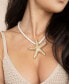 Silk Cord Starfish Pendant Necklace