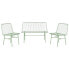 Фото #2 товара Набор стол и 3 кресла Home ESPRIT Мята Металл 115 x 53 x 83 cm