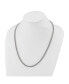 ფოტო #1 პროდუქტის Stainless Steel 6mm 24 inch Curb Chain Necklace