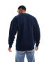 Tommy Jeans classic logo sweatshirt in washed navy