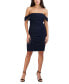 ფოტო #1 პროდუქტის Women's Ruched Off-The-Shoulder Dress