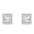 Фото #2 товара Dazzling silver earrings with clear zircons EA613W