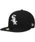 Фото #3 товара Men's Black Chicago White Sox Authentic Collection Replica 59FIFTY Fitted Hat