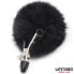 Фото #2 товара Nipple Clamps with Black Fur